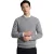 Ronde hals Tommy Hilfiger trui grijs lamswol