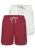 Felix Hardy Broek  pastelgroen / bordeaux / wit