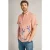 White Stuff Finsbury Leaves Printed Shirt Pink Print