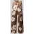 s.Oliver BLACK LABEL Loose fit satijnen broek met all-over motief