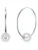 Valero Pearls Oorbellen  zilver / parelwit