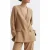 Reiss Margeaux Collarless Blazer — Neutral