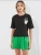 Bigdart Shirt  groen / oranje / zwart / wit