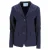 Prada Effen Blazer in Marineblauwe Katoen