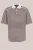 WE Fashion – Heren relaxed fit gestreepte polo met structuur – Relaxed Fit – Bruin – Katoen –