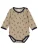 Müsli by GREEN COTTON Rompertje/body  chamois / zwart