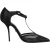 Dolce & Gabbana Zwarte Mesh T-band Stiletto Hoge Hakken Schoenen