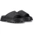 Hunter Moulded Stacked Slider Polyester Dames Zwarte Slippers