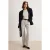 TRENDYOLMİLLA Dames Grijs Effen Wijde pijp Hoge taille Jeans