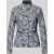White Label slim fit blazer in all-over look met opstaande kraag