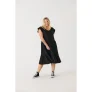 ONLY CARMAKOMA Jerseyjurk CARMAY LIFE CAP SL FRILL DRESS JRS NOOS