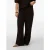 VERO MODA CURVE flared high waist casual broek donkerbruin