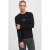 JACK & JONES PREMIUM regular fit longsleeve met print – zwart