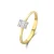 Isabel Bernard Ring  goud / transparant