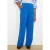 LOLALIZA straight high waist casual broek blauw