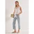 7/8 Straight Leg jeans in casual pasvorm met strepen