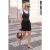 TRENDYOLMİLLA Dames Zwart Effen Midi Mouwloos Bodycon Jurken