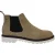 Nicholas Deakins Heren Republikeinse Suède Platte Chelsea Laarzen (Beige)