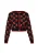 MYMO Gebreid vest ‘Young Fashion’  groen / rood / zwart