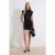 TRENDYOLMİLLA Dames Zwart Effen Kort / Mini Mouwloos Zakelijk Bodycon Jurken