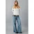 MANGO TEEN cropped top lichtgrijs