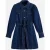 Scotch & Soda Fitted Denim Western Mini Dress Top Notch