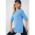 Structuur T-shirt met Korte Mouwen en Ronde Hals