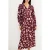 French Connection Bronwen Aleeya Satin Ls Dress Brown