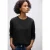 Street One Dames Sweater met ronde hals in Zwart
