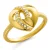 Orphelia ‘Amore’ Dames 925 Sterling Zilveren Ring – Goud ZR-7577/G