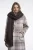 RINOPELLE Sjaal Gella fringes Taupe dames