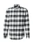 JACK & JONES Overhemd ‘JWHJOSHUA’  zwart / wit