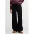 JJXX GIRL wide leg corduroy casual broek – zwart