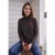 Shirt met lange mouwen, col en print