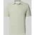 Selected regular fit poloshirt van mix van katoen en linnen model ‘MATTIS’