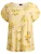 Zizzi Shirt ‘Vmalis’  geel / donkergeel / groen