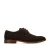 Manfield suède veterschoenen bruin