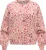 Ragwear Sweatshirt ‘Wuss’  ecru / pink / magenta / lichtroze