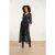 Smashed Lemon 24752 elegant chiffon jurk met dierenprint |
