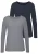 VIVANCE Shirt  navy / grijs