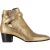 Saint Laurent Wyatt 40 Jodhpur Enkelboots in Gouden Leer