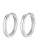 Dear Me Oorbel ‘Prime Hoops’  zilver