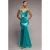 Satin Jurk met Bloedneklijn en Rugbandjes Dames Goddiva