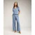 Set van overhemd con korte mouwen en elastische broek met zakken