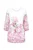 MIAMODA Blouse  lichtgroen / rosa / wit