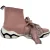 RED Valentino Glam Run Gebreide Hoge Sneakers in Roze Katoen
