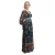 Vrouwelijke mousseline porte-feuille jurk Goddiva Floral Print