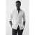 Mango Man slim fit overhemd met krijtstreep en linnen – ecru