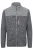 BLEND Fleece jas  grijs gemêleerd