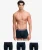 & Co Boxers Drievoudige Verpakking Blauw
